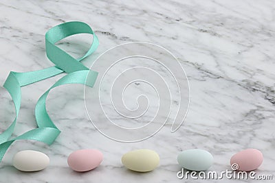 Sweet jordan almonds Stock Photo