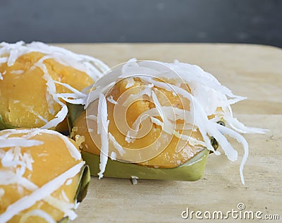 Sweet desert in thailand Stock Photo