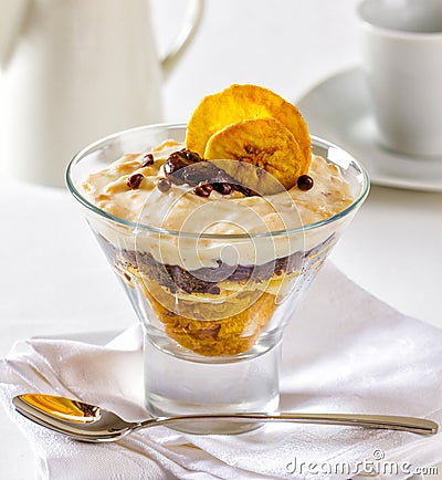 Sweet dessert prepared with cereals Stock Photo