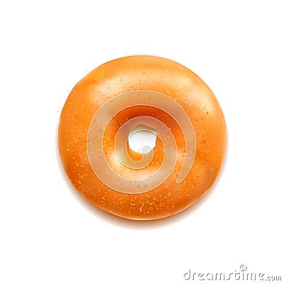 Vector illustration of a donut Stock Photo