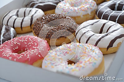 Sweet donuts Stock Photo