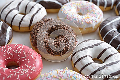 Sweet donuts Stock Photo