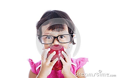 Sweet female preschooler Stock Photo