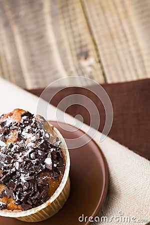 Sweet fragrant muffin bakery Stock Photo