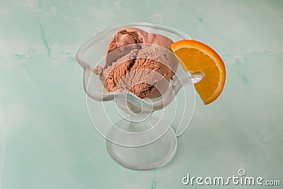 Sweet fruit citrus plate. Stock Photo