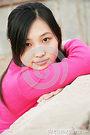 Sweet girl Stock Photo