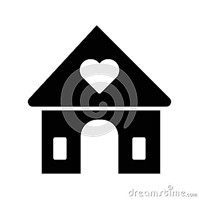 Sweet home Isolated Vector icon that can be easily modified or edited Vector Illustration