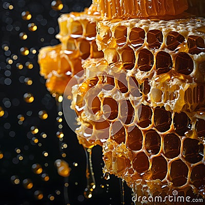 Sweet honey indulgence. Stock Photo
