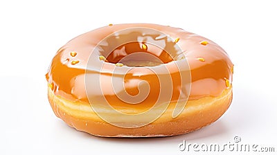 sweet isolated donut food Cartoon Illustration