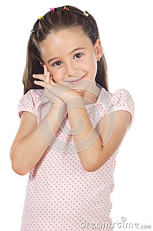 Sweet little girl Stock Photo