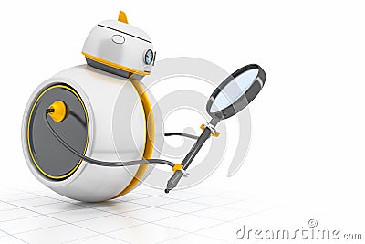 Sweet little robot Stock Photo