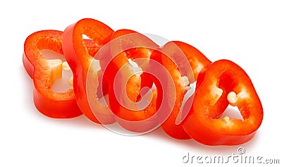 Sweet long florina pepper Stock Photo