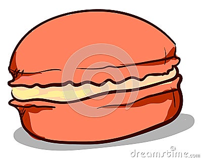 Sweet macaron, illustration, vector Vector Illustration