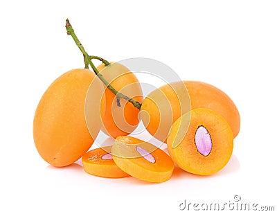 Sweet Marian plum thai fruit Stock Photo