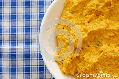 Sweet mashed potatoes Stock Photo