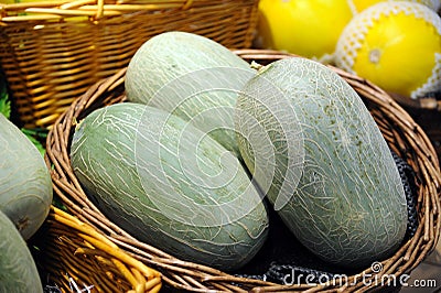 Sweet melons Stock Photo