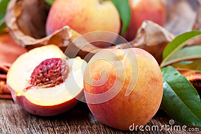 Sweet peach Stock Photo