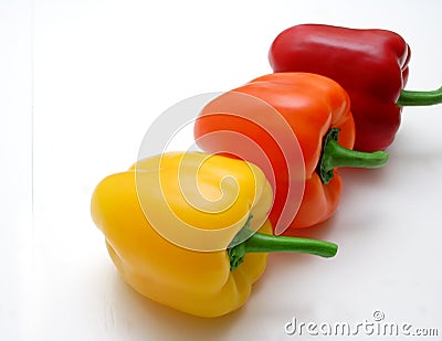 Sweet peppers Stock Photo
