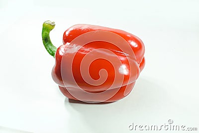 Sweet peppers on a white background Stock Photo