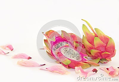 Sweet pitaya - dragon fruit Stock Photo