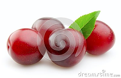 Sweet plums Stock Photo