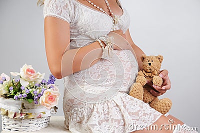 Sweet pregnancy Stock Photo
