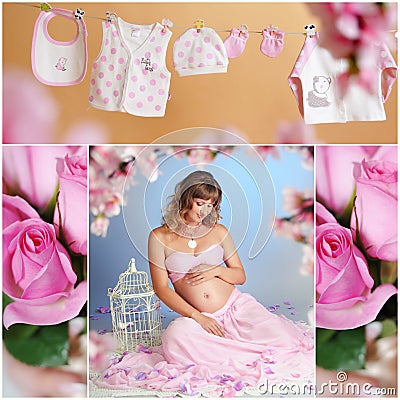 Sweet pregnancy Stock Photo