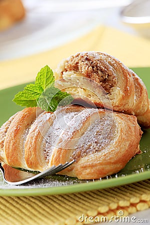 Sweet puff pastry Stock Photo