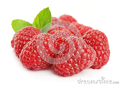 Sweet raspberry Stock Photo