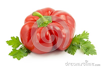 Sweet red pepper Stock Photo