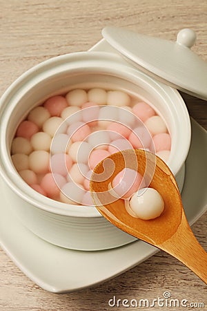 Sweet rice ball Stock Photo