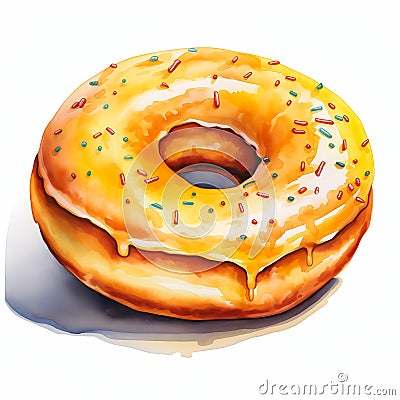 Sweet and Satisfying: A Guide to Donut Sprinkles and Other Delic Stock Photo