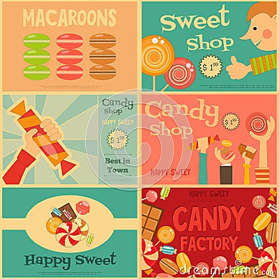 Sweet Shop Vector Illustration