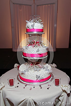 Sweet Sixteen cake Stock Photo