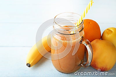 Sweet smoothie Stock Photo