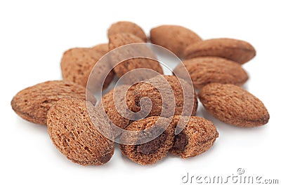 Sweet snacks on white Stock Photo