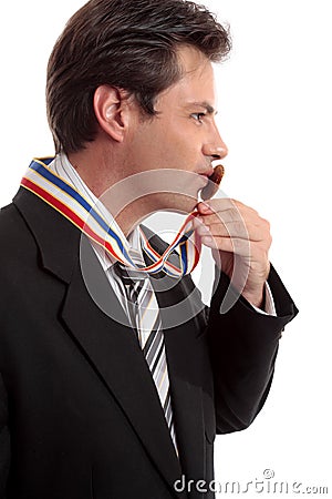 Sweet success business victory Stock Photo