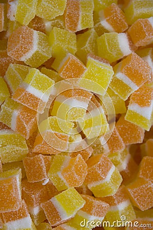 Sweet Sugar Candies Stock Photo