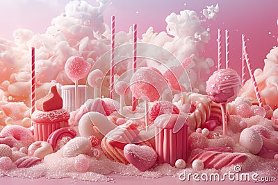 sweet sugar concept, diabet reason Stock Photo
