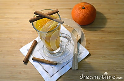 Sweet tangerine jelly Stock Photo