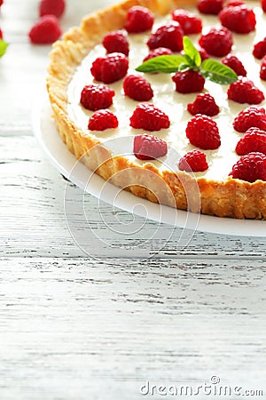 Sweet tart cake Stock Photo