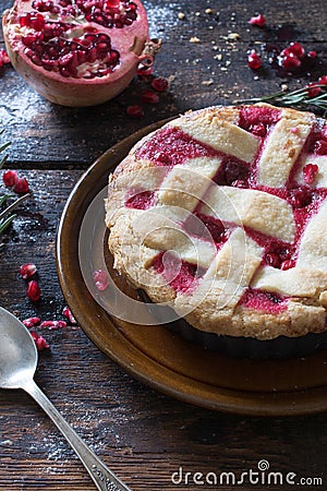 Sweet tart cake Stock Photo