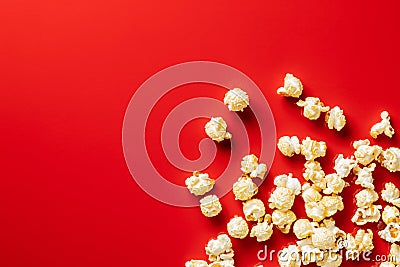 Sweet tasty popcorn Stock Photo