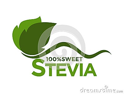 Sweet tevia emblem Vector Illustration