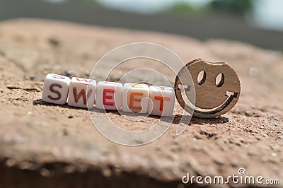 happiness and sweet Stock Photo