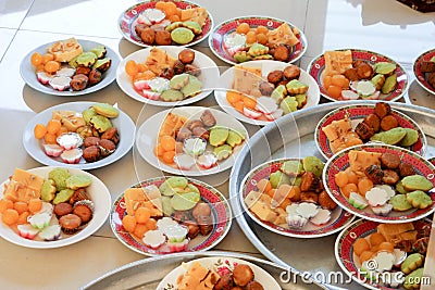 Sweet thai dishes Stock Photo