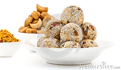 Sweet Til Laddu Stock Photo