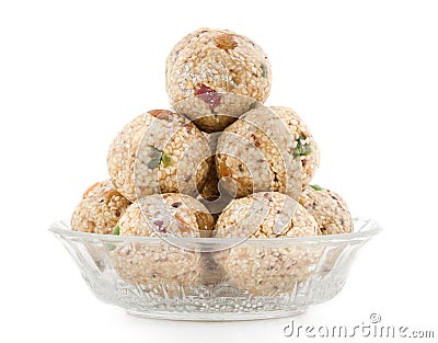 Sweet Til Laddu Stock Photo