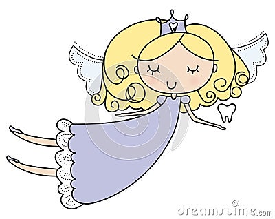 Sweet Tooth Fairy Illustration Cartoon Illustration