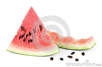 Sweet watermelon slices Stock Photo